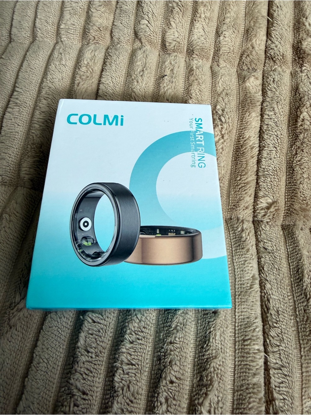 Black Smart Ring with Charging Case - Picture 4 of 4